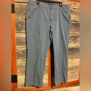 Dockers Men's Blue Chinos Labeled Size 40X30 Measured 39X27.5 Missing Button